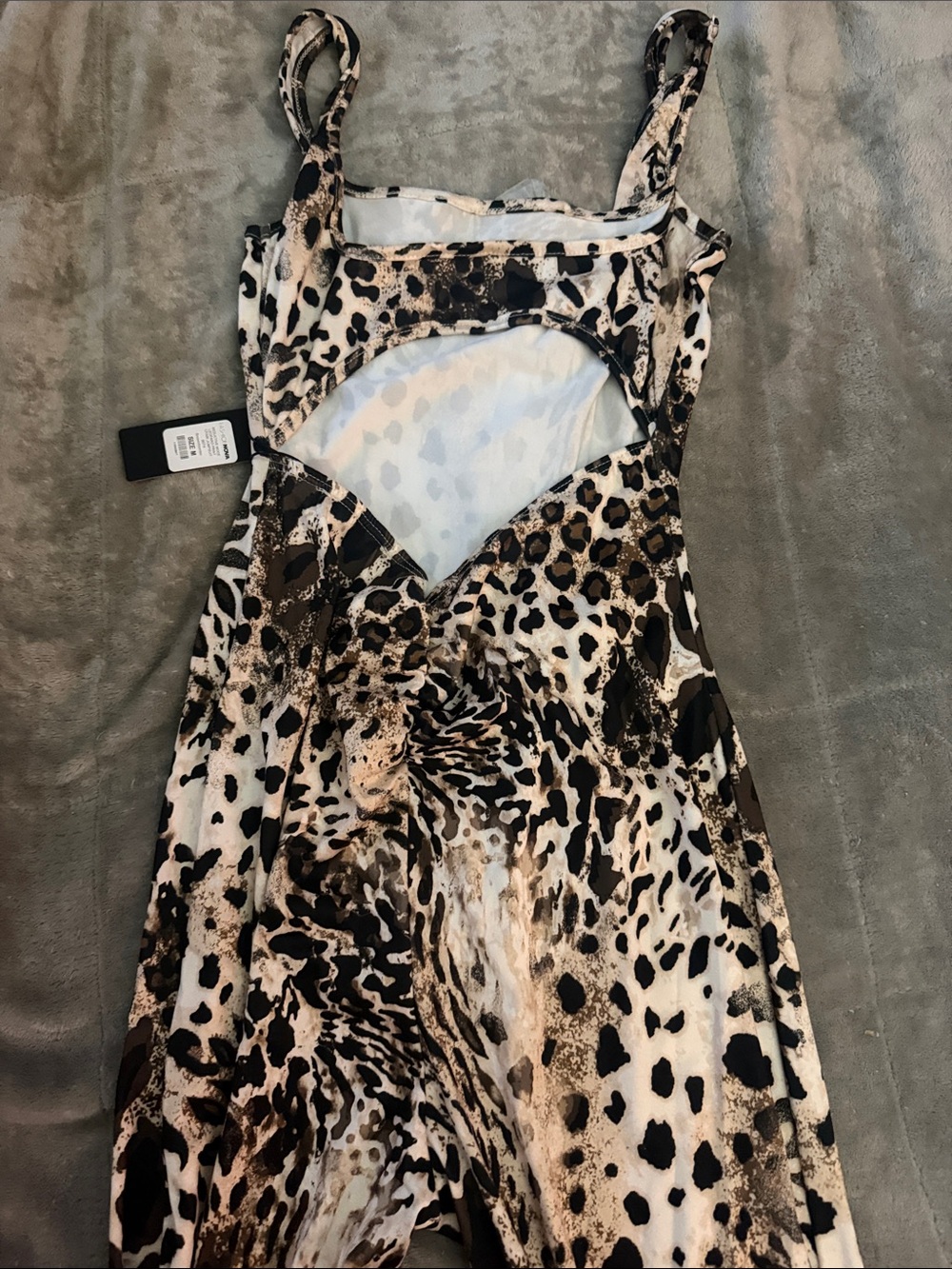 Brand new Fqshion Nova Animal slim
fit Leg Jumpsuit - Black & Cream - Picture 4 of 5